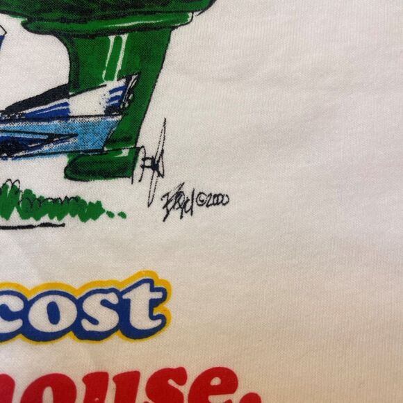 REDNECK JEFF FOXWORTHY FISHERMAN T SHIRT XL VTG Y2K BASS PRO SHOP New Unworn - Picture 5 of 6